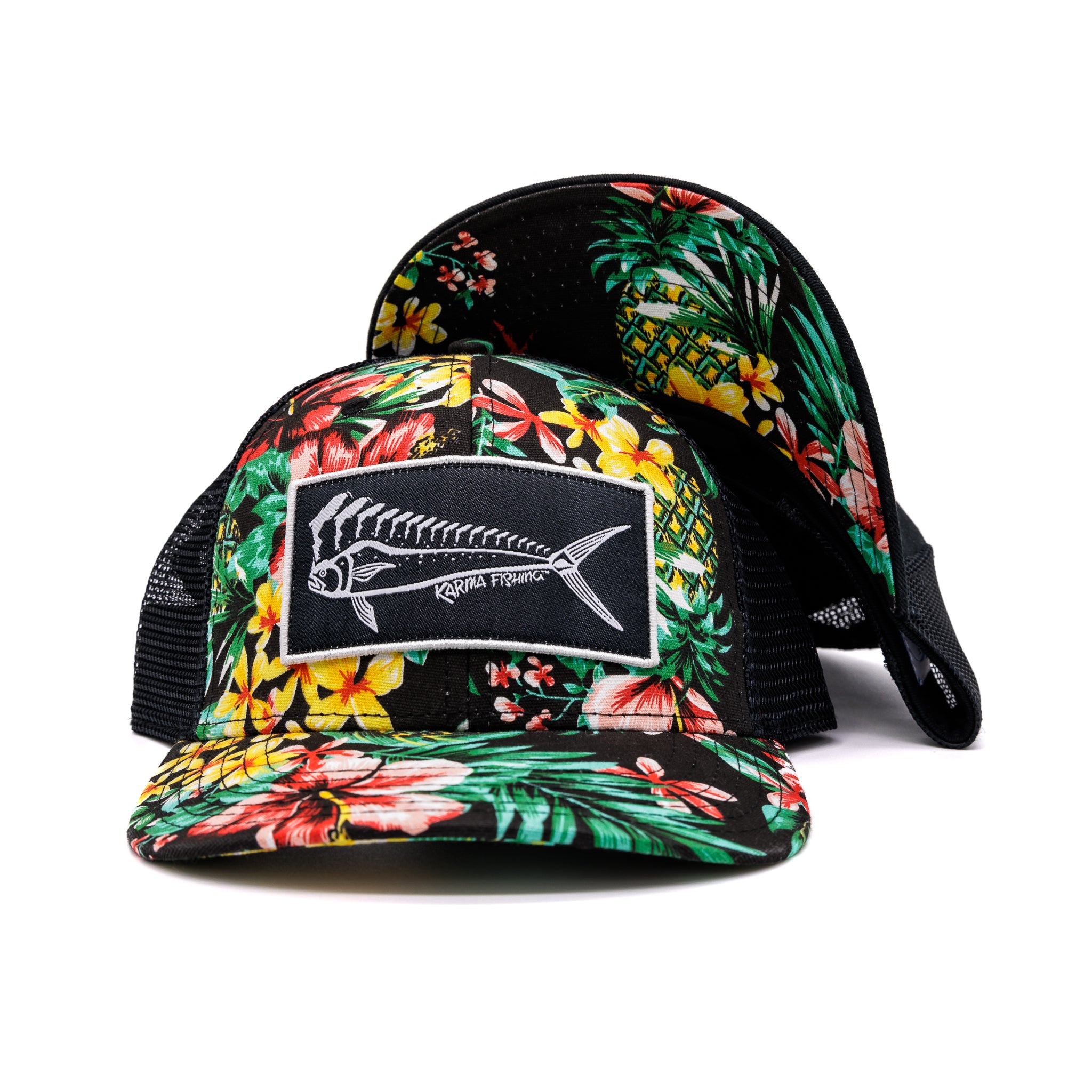 Florida Mahi Mid Crown, Floral/Black