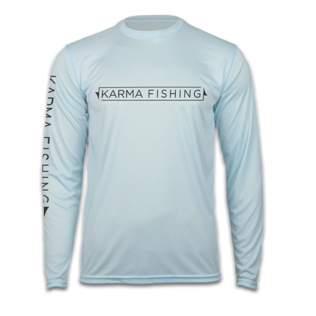 Classic Long Sleeve Performance Shirt, Aqua