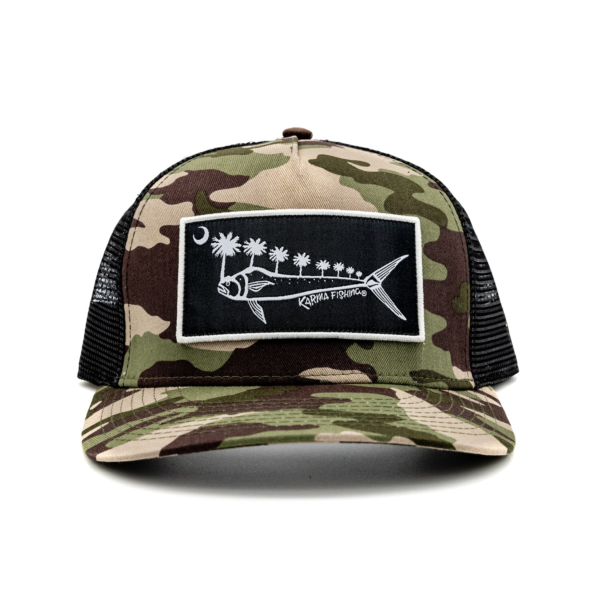 Carolina Mahi Ultimate Trucker, Camo/Black