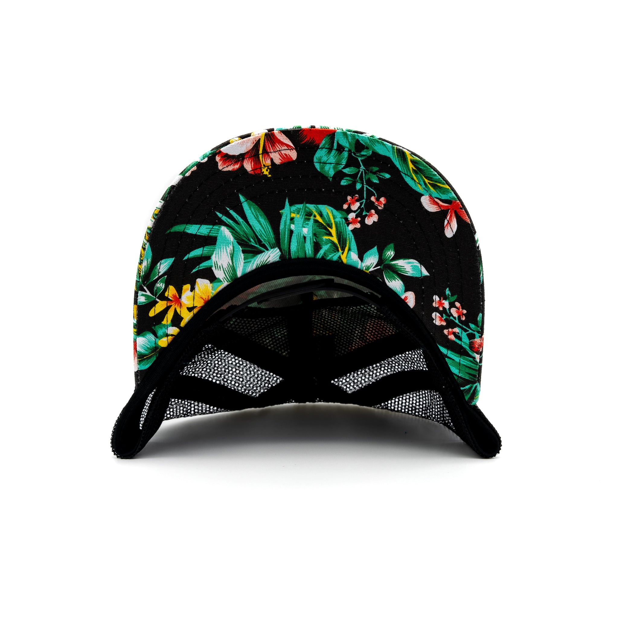 Florida Mahi Trucker, Floral/Black