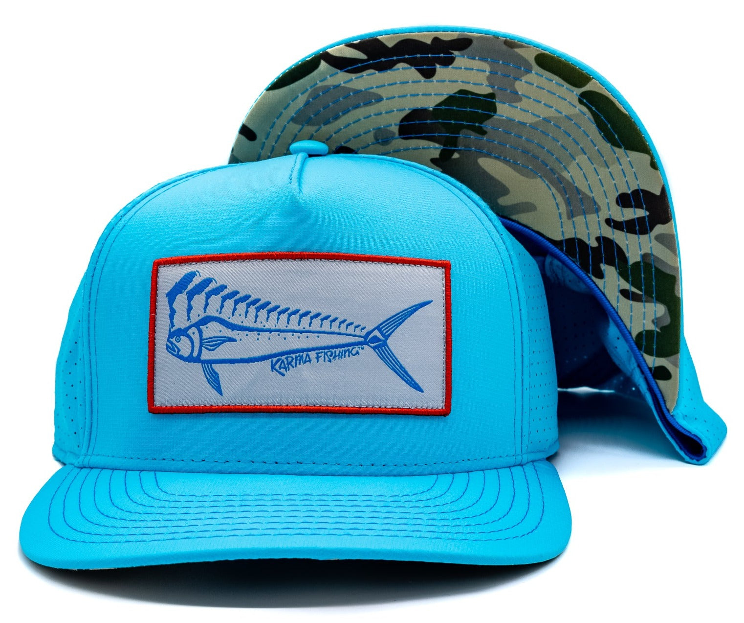 Florida Mahi Tek-Mesh Trucker Aqua/Camo