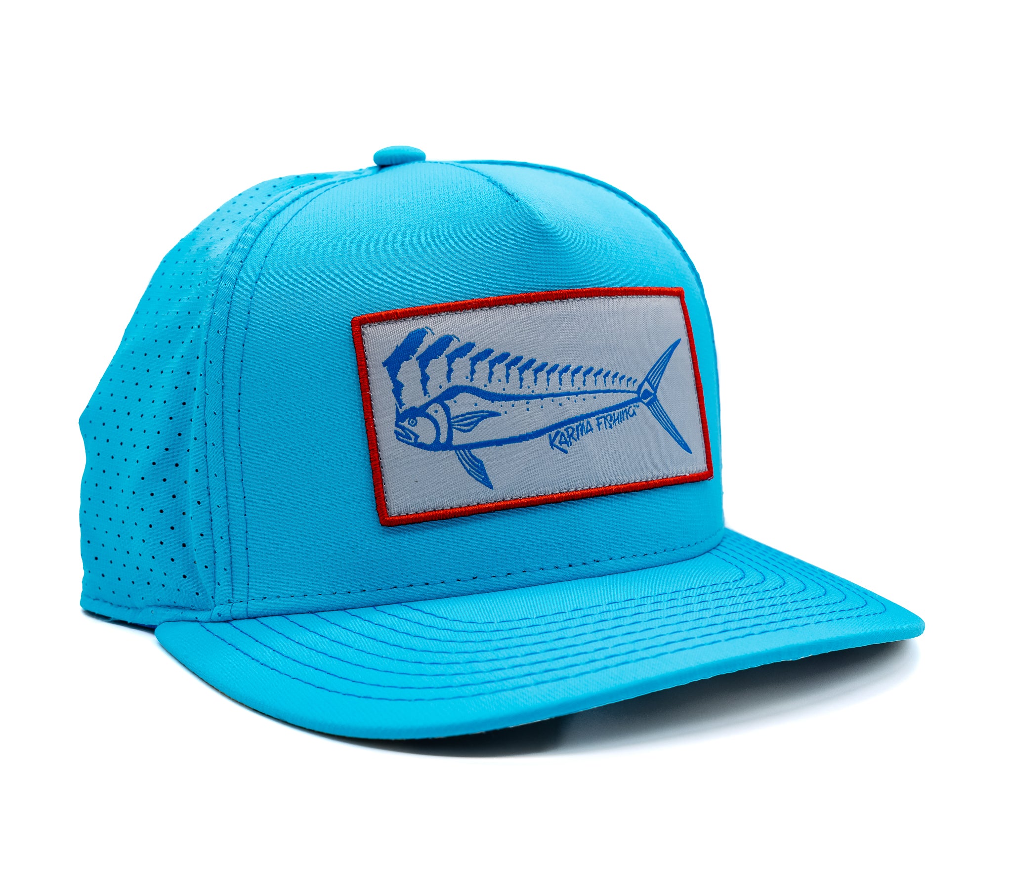 Surfari Fish Hook Trucker Hat Marine Blue - Surfari