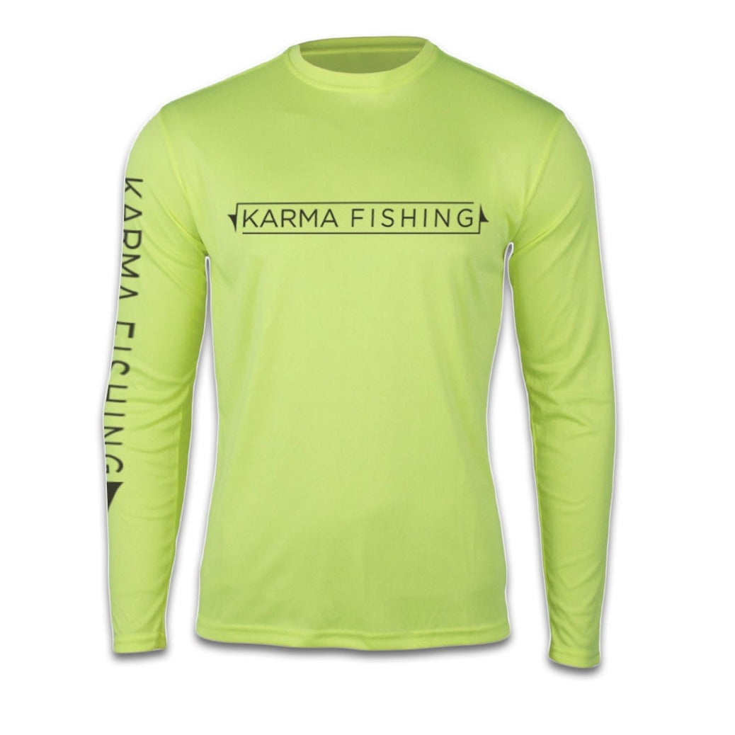Classic Long Sleeve Performance Shirt, Key Lime – Karma Fishing Company